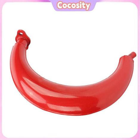 Cocosity Silencieux d'échappement pour moteur 2 temps Tuyau De Silencieux 'échappement Rouge En Forme De Demi-lune moto collecteur (1/5)