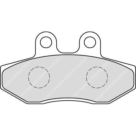 Plaquette de frein Semi-Métal Eco-Friction Route - R90