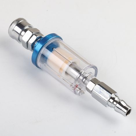 Pistolet à peinture pneumatique – grille de queue noyau cuivre + connecteur rapide – séparateur huile-eau, régulateur pression (1/5)