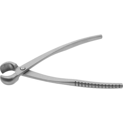 Coupe-bonsaï en Acier Inoxydable Argenté, Sécateur de Branches Forme Circulaire, Usage Jardinage Extérieur, pour Bonsaï et Plante, Ergonomique, Léger (1/5)
