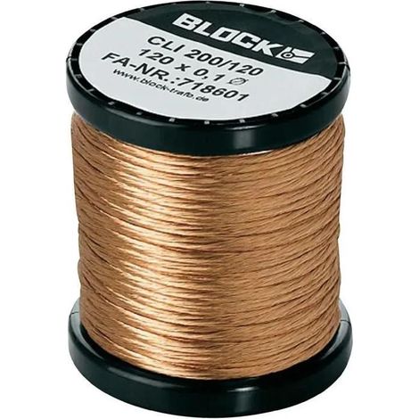 Block CLI 200 15 Conductores Hilo de Cobre Esmaltado 192m