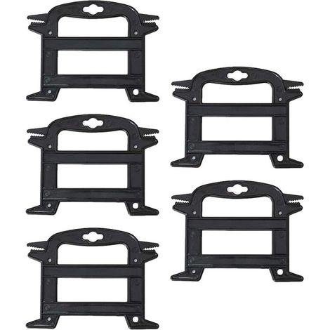 5 enrouleurs de corde en paracorde 550 pour extérieur, en forme d'échelle, avec support et rangement. (1/5)