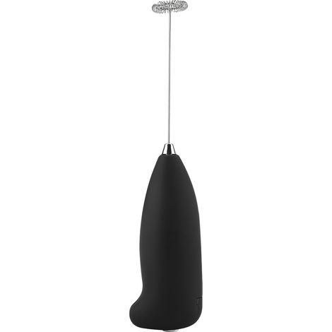 Mousseur À Lait Électrique - Acier Inoxydable 304 Et Abs - Pour Café Latte Et Boissons Chaudes - 1 Pièce (1/5)