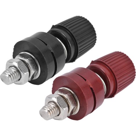 10 paires de borniers de régulateur de tension, vis M6 32 mm, 333 0V-380V, rouge et noir (1/5)