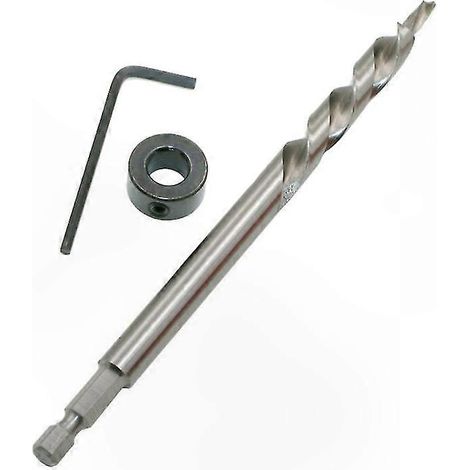 Jeu de fraises à lamper 9,5 mm 3/8" pour perceuse, forets rapides HSS avec accessoires, kit de perçage professionnel, outils de menuiserie, lot complet, précision et durabilité (1/3)