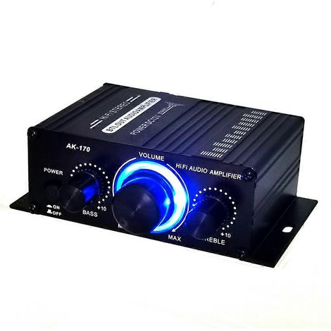 Mini amplificateur stéréo DC12V double canal Hi-Fi Audio Player (1/5)