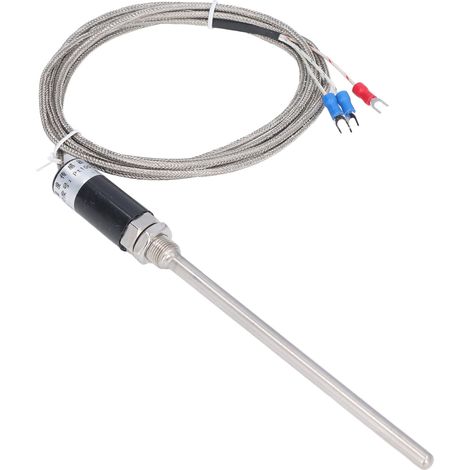 Capteur de température étanche, sonde de température à thermistance Pt100 pour la mesure WZPT‑10