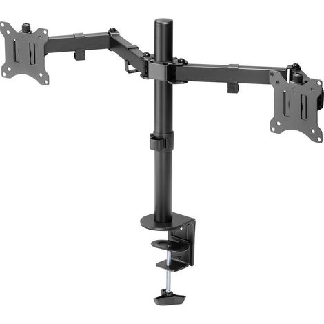 Digitus Supporto da scrivania Girevole, regolazione in altezza 15-32" Memoria interna GB SSD GB Lingua tastiera Peso massimo supportato (capacità) 8 kg Nero (1/5)