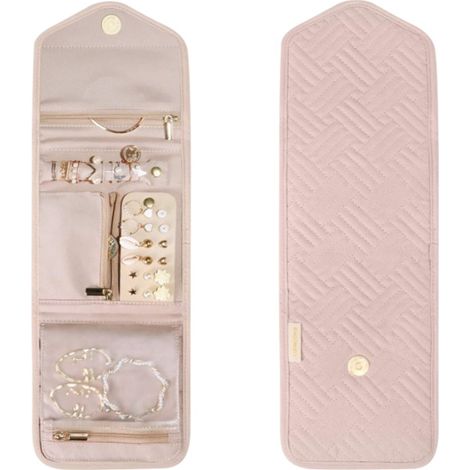 étui portable pliable voyage au de pêche Organisateur voyage pliable pour boucles d'oreilles et bagu (1/5)