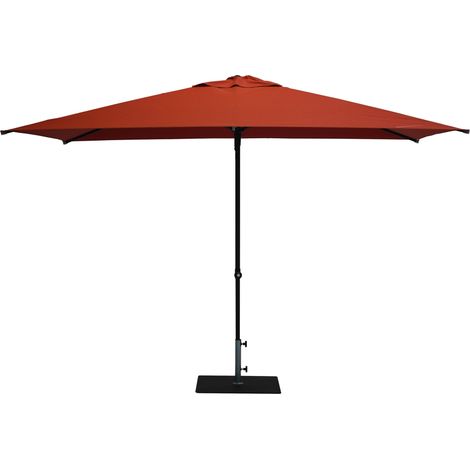 Ombrellone da Giardino 3x2 m Palo Ø38 mm in Alluminio Tessuto Olefin Trend Terracotta (1/5)
