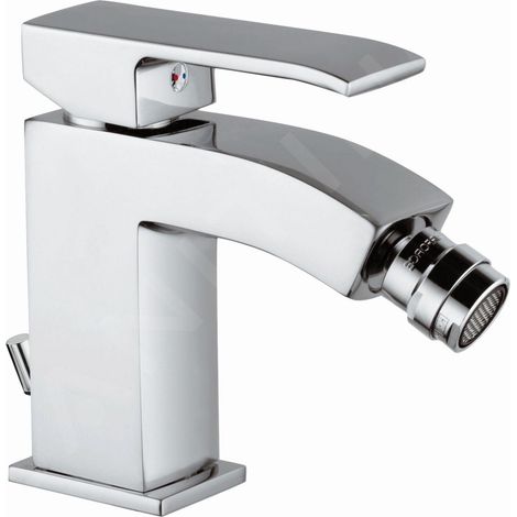 Paffoni Level LES135CR Mélangeur bidet avec vidange automatique Chromé - Laiton (1/2)