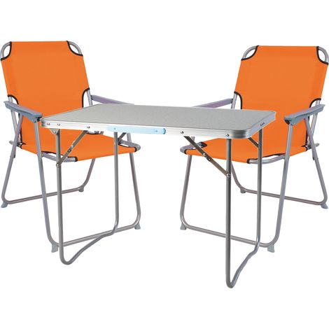 3-teiliges Campingmöbel Set 70x50x59cm-DMC330870+2xDPO2600O (1/3)