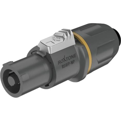 Conector para altavoz Roxtone RS4FP-WP-GY de 4 pines con clasificación IP66 (1/4)