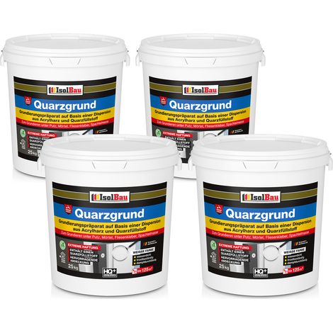 Quarzgrund Haftgrund Putzgrund Weiß 100 kg Putz Quarz Grundierung Isolbau (1/5)