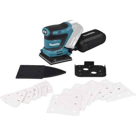 Ponceuse vibrante MAKITA DBO480RTJ 112 x 102 mm 18V BL1850BX2