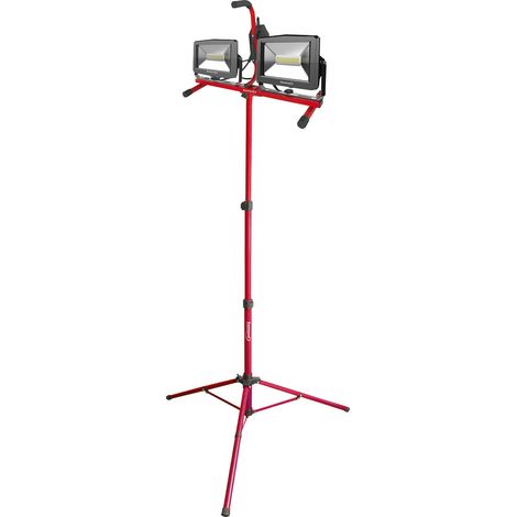 FORMAT LED Doppelstrahler 2x30W, 5m Kabel, Stativ, 2 Steckdosen (1/6)