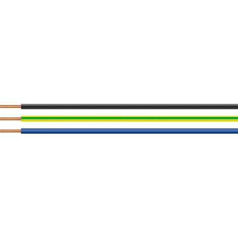 Helukabel 28761-100 Einzelader H05V-U 1 x 0.50 mm² Schwarz 100 m