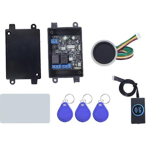 Contrôleur d'accès par empreinte digitale, module de relais de commande de serrure électrique NFC, interrupteur de proximité pour carte à puce, déverrouillage de vélo DIY S3 (1/5)