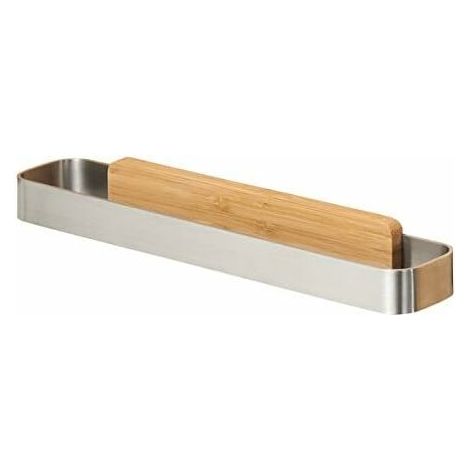 Porte-serviettes – Porte-torchon à coller – Barre porte serviette pour la cuisine, la salle de bain ou le garage – Facile à monter (1/5)