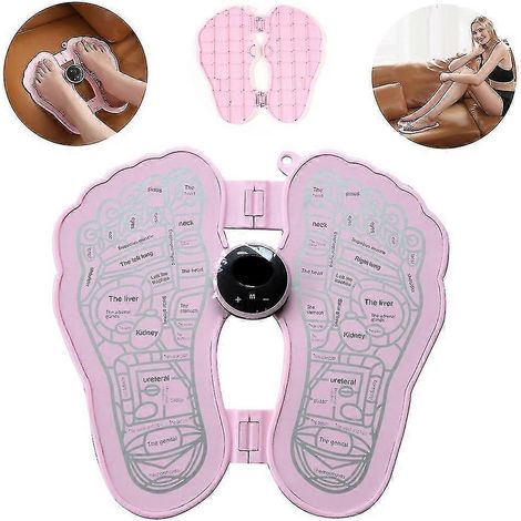 Filiyano-Appareil de massage des pieds EMS, pétrissage profond des jambes, favorise la circulation sanguine, soulage la fatigue des jambes, rose spa (1/5)