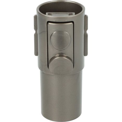 vhbw Adaptador aspiradora conexión dispositivos de marca a accesorios conexión de 32mm compatible con Dyson SV10, V10, V11 - negro/rojo, plástico