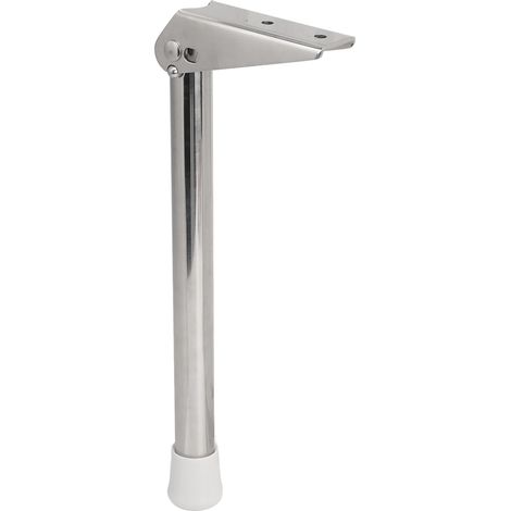 Pieds de support de siège réglables à 90 degrés, 13 pouces, en acier inoxydable, pour siège de bateau, yacht, camping-car, droit 8423SR13 (1/5)