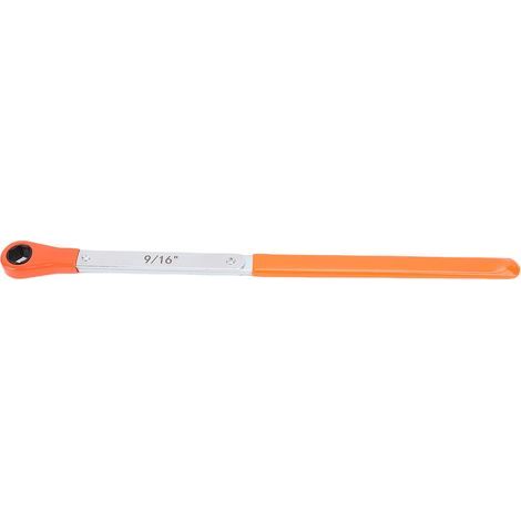 Automatic brake slack adjuster wrench, extra-long flexible handle, heavy-duty 9/16 inch adjustment tool (1/5)