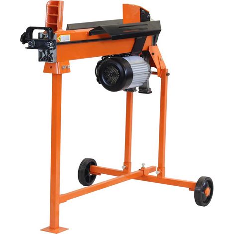 Forest Master – Fendeuse de bûches électrique 5 tonnes FM10TTC – Lame Duocut pour bois jusqu'à 400 mm – Pression dynamique 400 bars – Support inclus