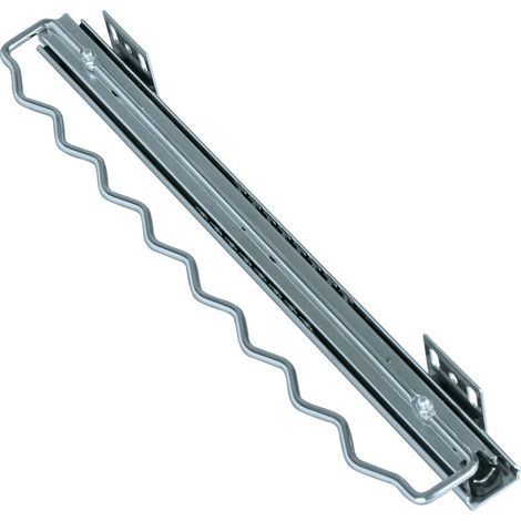 Penderie coulissante pour 8 vêtements – Métal chromé – Rangement extensible 35,5-58,5 cm – Accès rapide et facile