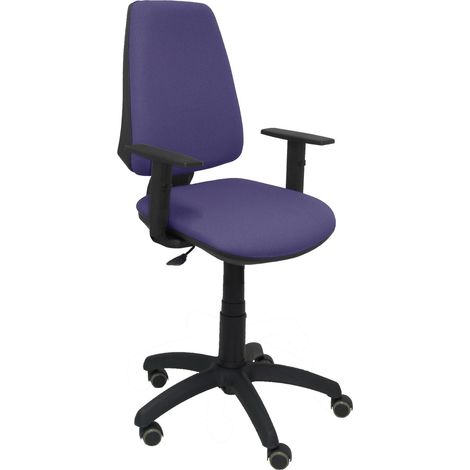 Elche CP bali chair bleu clair bras réglables roues de parquet
