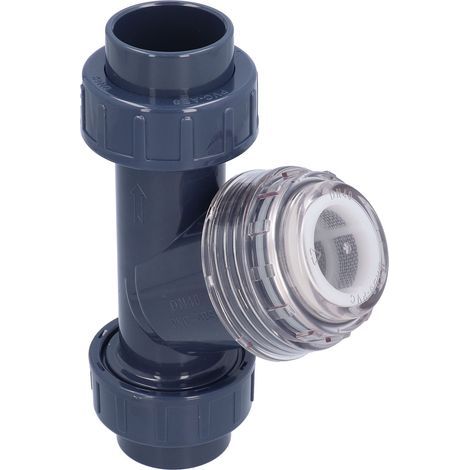 Y-Filter, 40-mm-PVC-Rohr, geringer Widerstand, hohe Durchflussgeschwindigkeit, Filter für die Wasseraufbereitung in der chemischen Industrie (1/5)