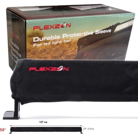 Universelle Schutzhülle für LED-Bar, schützt vor allen Witterungsbedingungen, 127 cm (50 Zoll), schwarz