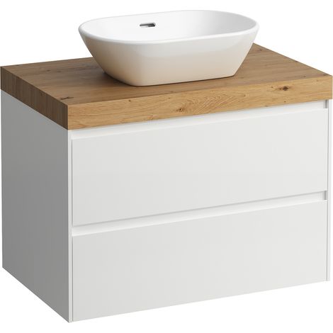 LAUFEN LANI Plan de toilette chêne sauvage incl. meuble