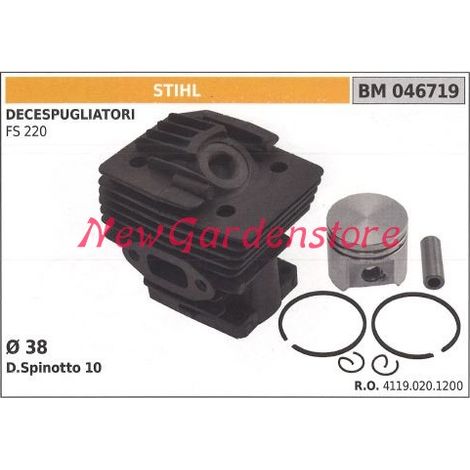 Segmentos cilindro pistón motor STIHL desbrozadora FS 220 046719