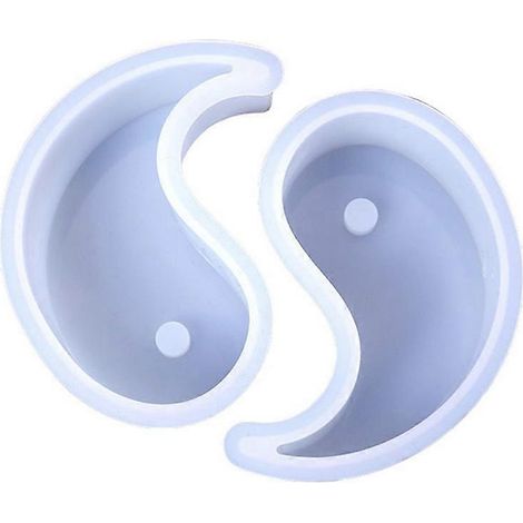 2 Stück Silikon-Yin-Kerzenform, Tai-Seifenwachsform (1/5)