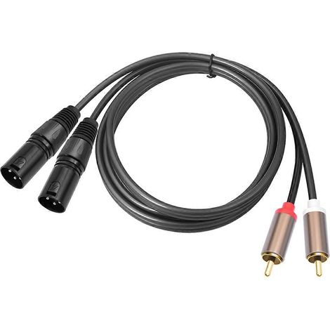 Câble audio pour microphone et haut-parleur actif de 1,5 mètre (1/4)