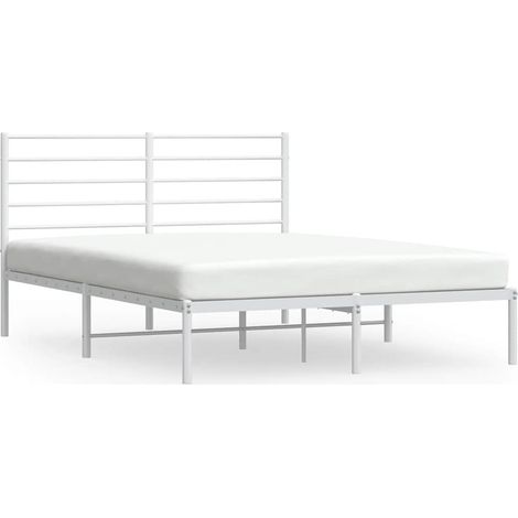 Maison Exclusive - Giroletto con Testiera Metallo Bianco 150x200 cm