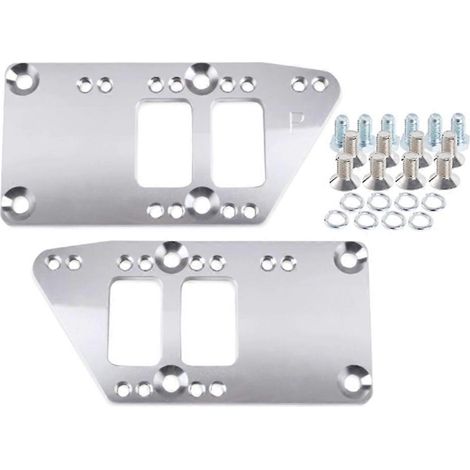 Supports moteur LS en aluminium usiné, kit de conversion LS pour petits blocs, plaques d'adaptation pour montage moteur LS (conversion LS1, LS3, LS2) - SFYGV (1/5)