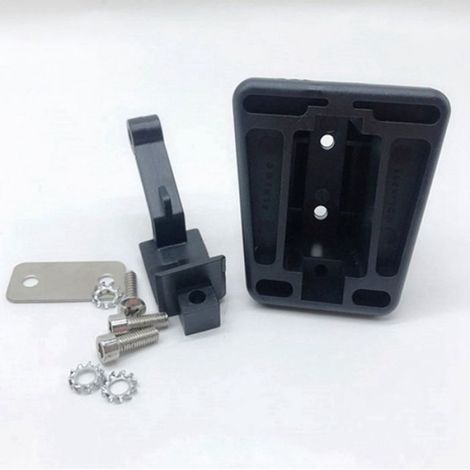 2x Porte-bagages, Support PVC Noir, Charge 40kg, Pour Vélo Pliant, Système V Brake (1/5)