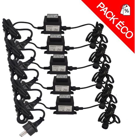 Pack de 5 alimentations électroniques LED 36W Etanche IP67 12V Limão® (1/4)