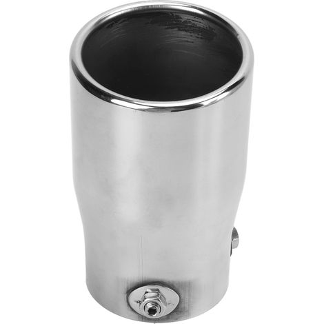 Eosnow Silencieux d'échappement universel argenté, embout en acier inoxydable, entrée 76 mm/2,99 pouces, sortie 89 mm/3,50 pouces, pour voiture (1/5)