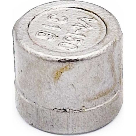 Tapón de rosca hembra de 1/4”, acero inoxidable (1/3)