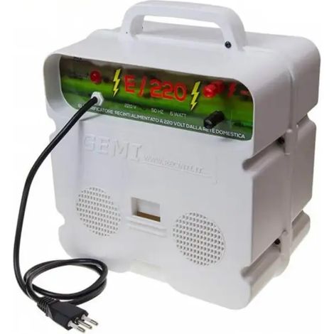 Gemi Elettronica – Électrificateur de clôture électrique 5 km – 10000V – 5J – Faible consommation 6W – Pour chevaux, chiens, sangliers, vaches, porcs, poules (1/4)