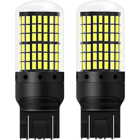 JOORRT2pcs T20 W21w 7443led Canbus Led Ampoules De Voiture Tour De Frein Lumière Blanc 3 (1/5)