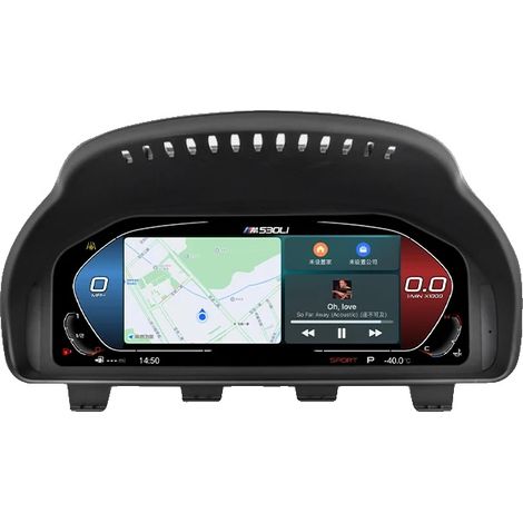Tableau de bord numérique, compatible avec BMW X5 E70 X6 E71 2006-2013, écran HD, connectivité sans fil, E70 E71 Carplay (1/2)