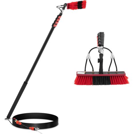 Lave vitre télescopique 175 à 720 cm avec brosse 35 cm - Brosse lavage télescopique (1/5)