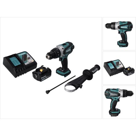 Makita DHP 458 RF1 Akku Schlagbohrschrauber 18 V 91 Nm + 1x Akku 3,0 Ah + Ladegerät