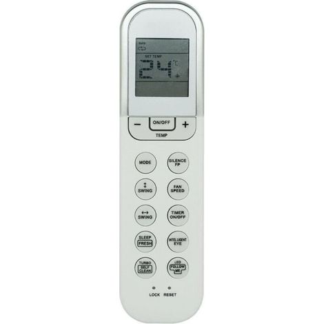 Mando a distancia para aire acondicionado compatible con Midea RG36F/BGEF RG36F2/BGEF RG36F4/BGEF (1 unidad)