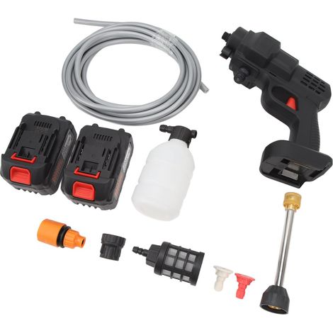 Nettoyeur Haute Pression Sans Fil 2MPa 21V Pistolet Auto Mousseuse Lavage Portable 100-240V Prise UE (1/5)