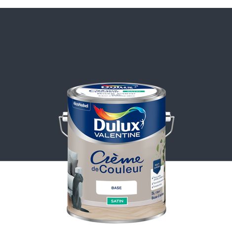 Peinture Crème De Couleur Satin Bleu d'Encre 5L - Dulux Valentine